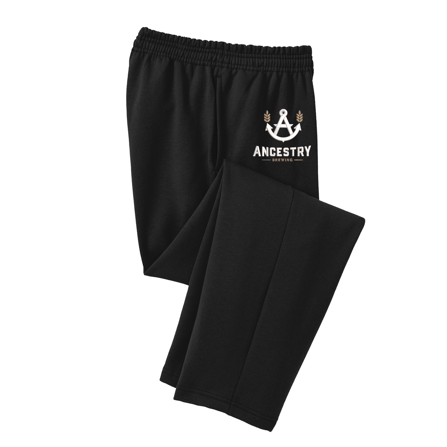 Ancestry Embroidered Drawstring Sweat Pants
