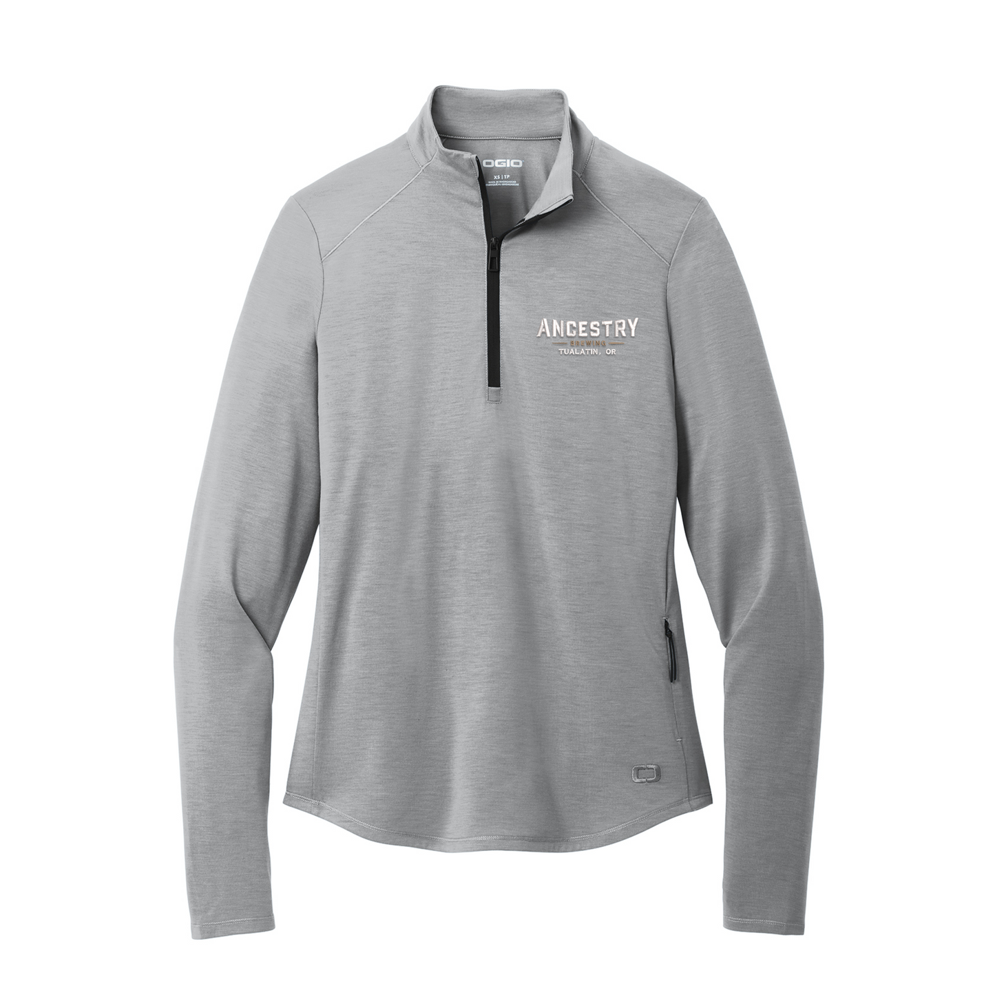 Ancestry Embroidered Woman's Quarter Zip