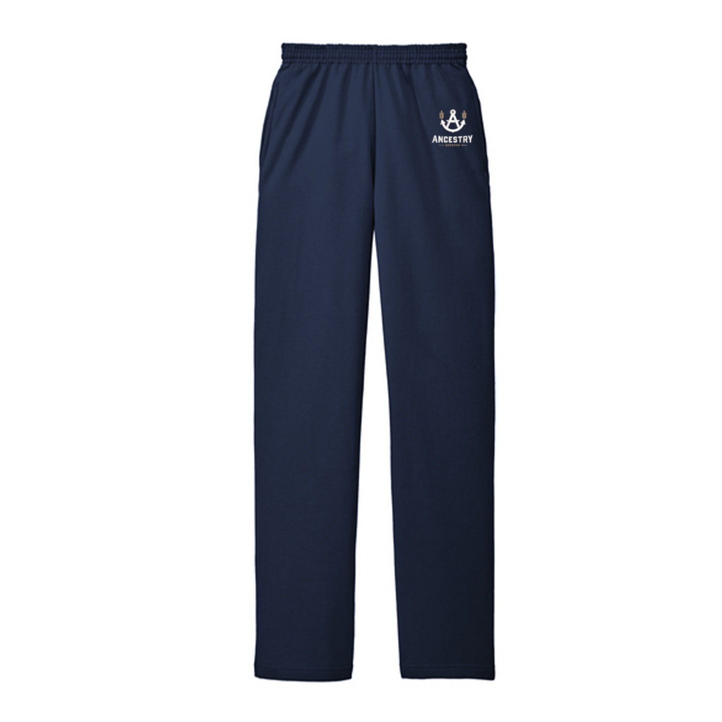 Ancestry Embroidered Drawstring Sweat Pants