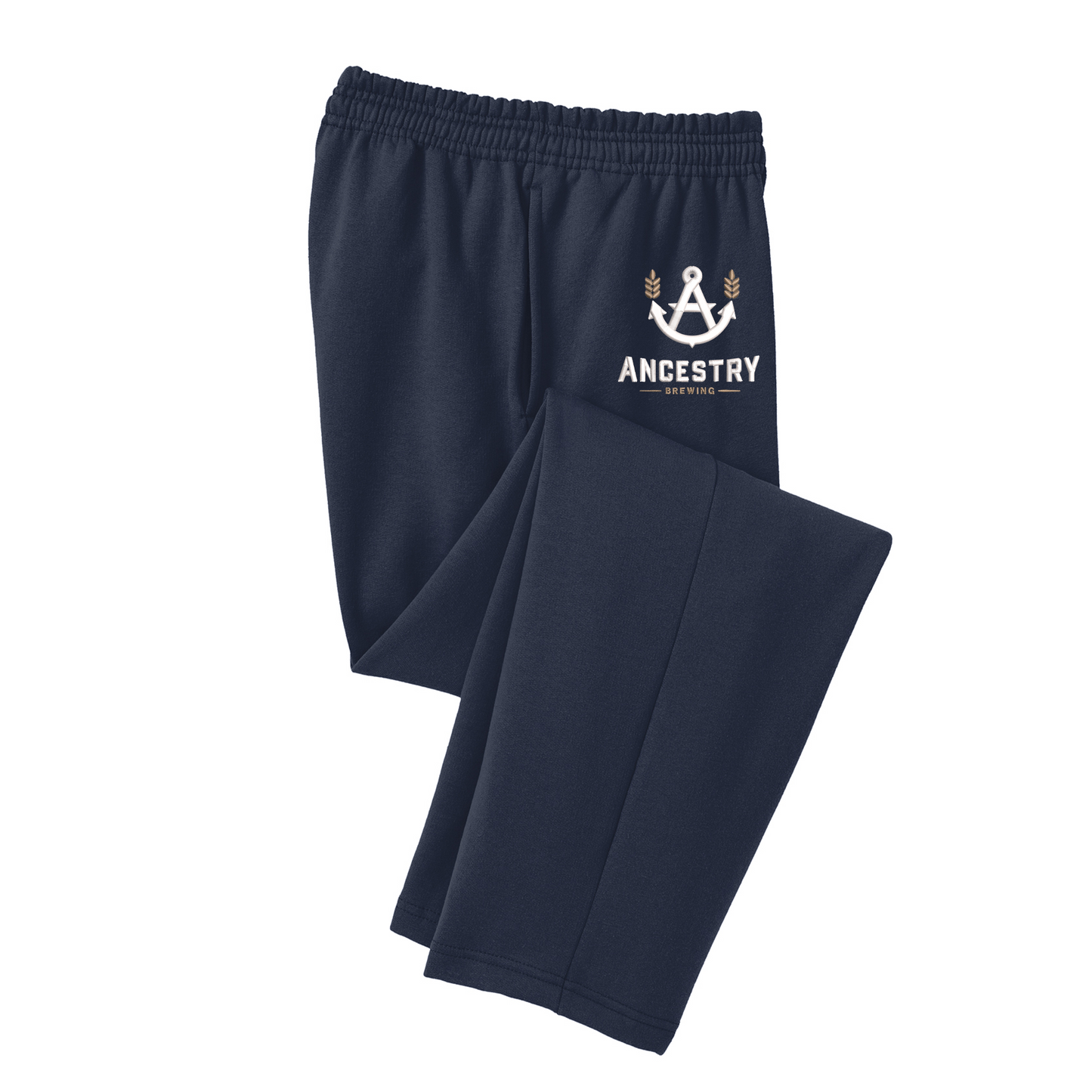 Ancestry Embroidered Drawstring Sweat Pants