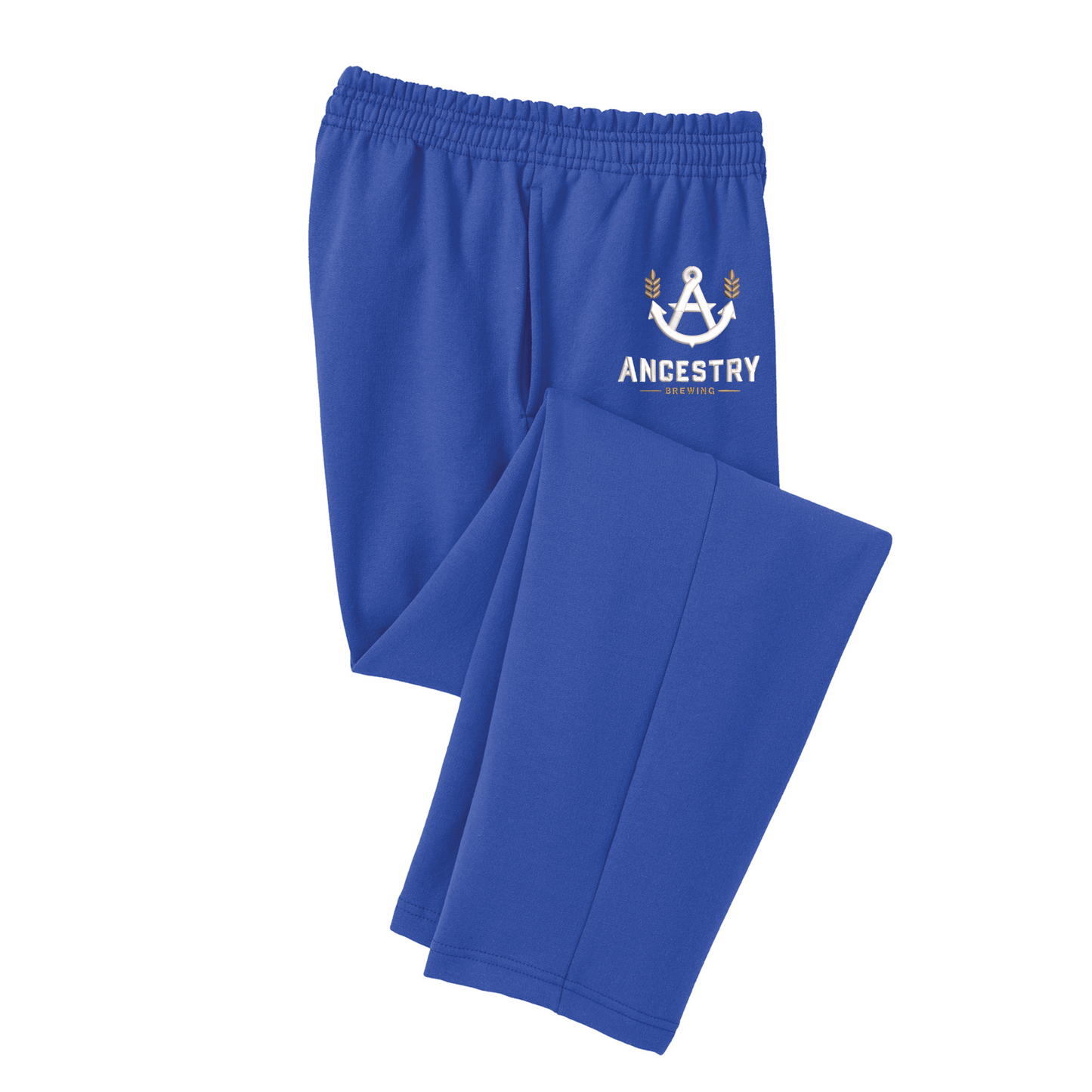Ancestry Embroidered Drawstring Sweat Pants