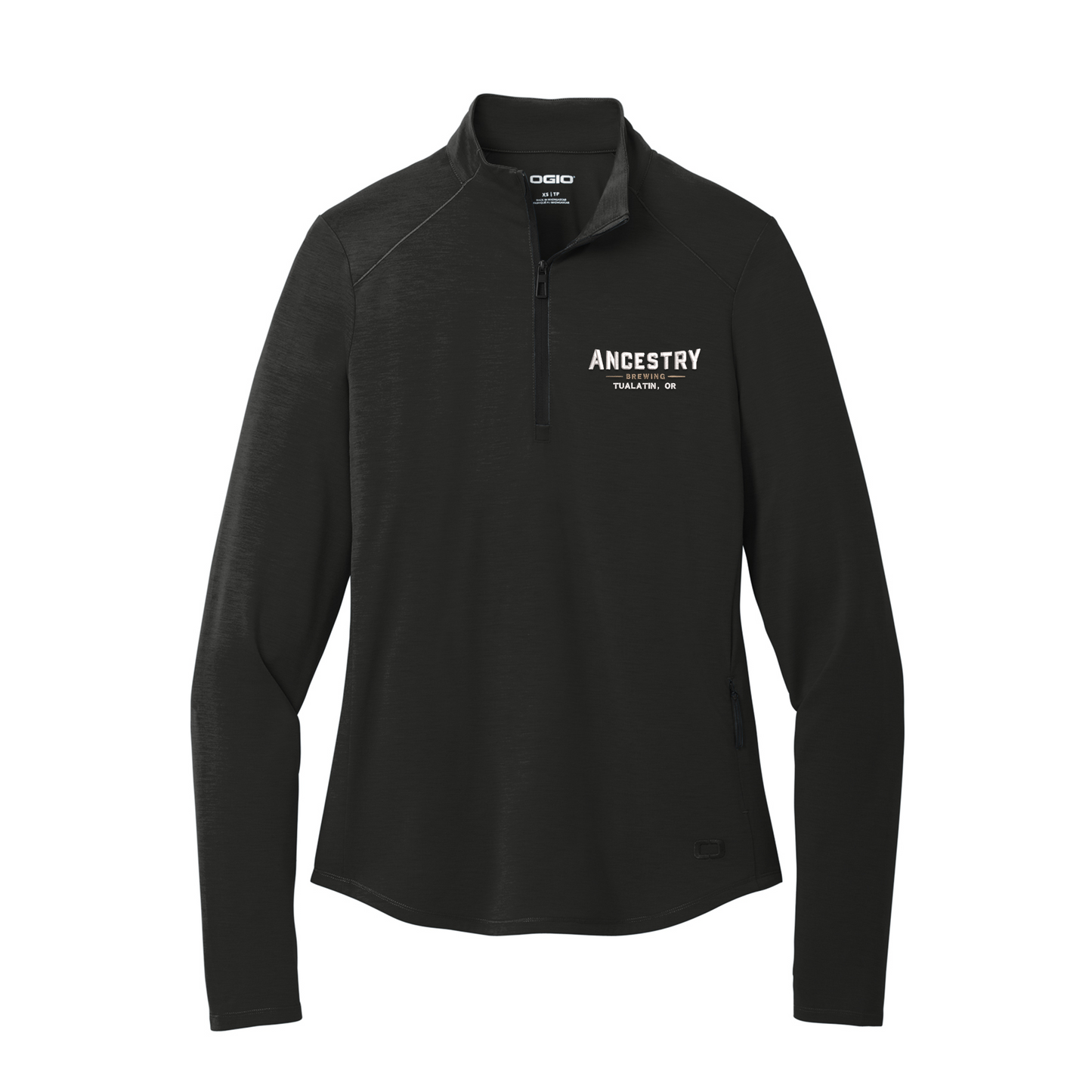 Ancestry Embroidered Woman's Quarter Zip