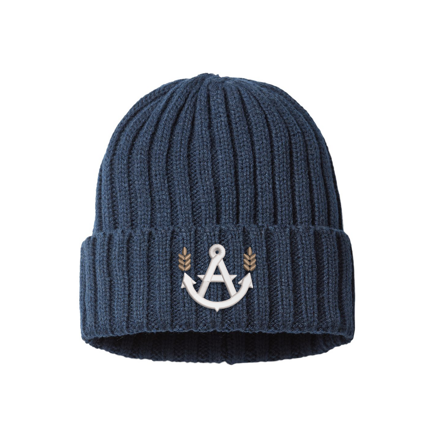 Anchor Cable Knit Beanie