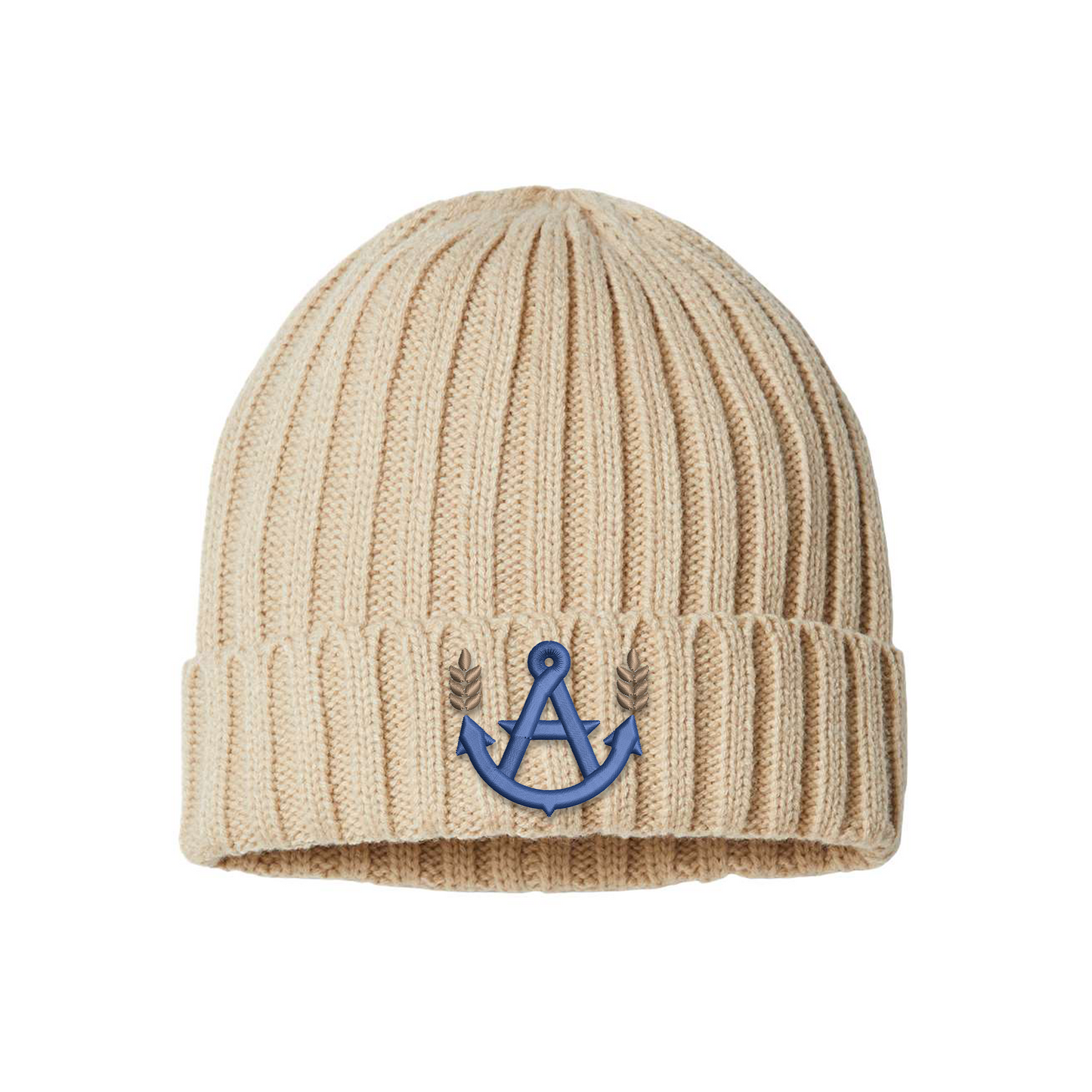 Anchor Cable Knit Beanie